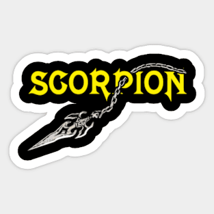 Scorpion Spear Sticker